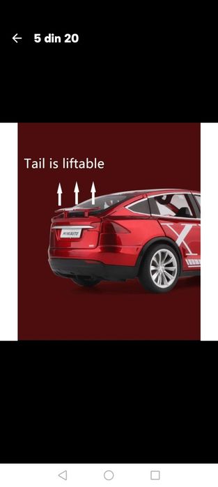 Vând macheta Tesla Model x 100D
