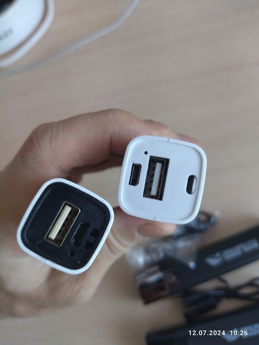 Фонарик с аккумулятором,  с шнуром