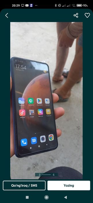 Redmi note 9 telfon