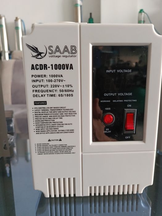 Стабилизатор напряжения арзон SAAB ACDR-1000VA кучланиш стабилизатори