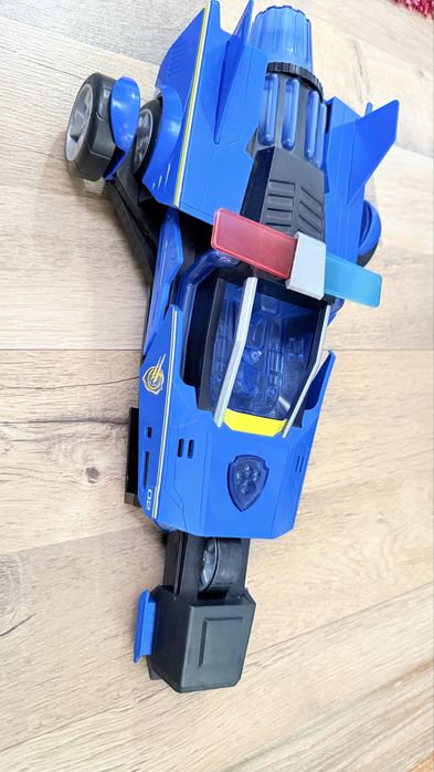 Masinuta Paw Patrol The Mighty Movie - Chase Mighty Transforming Cruiser