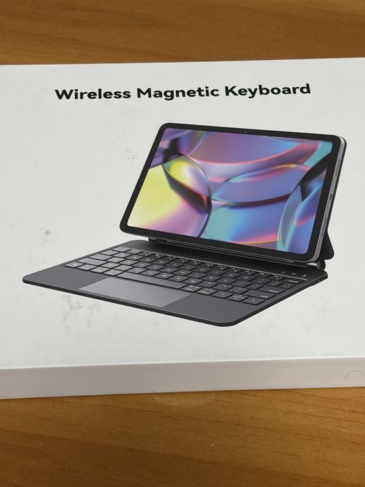 Tastatura Magic Keyboard pentru iPad Air 11 2024 – Earto - Touchpad, iluminare RGB – AZERTY