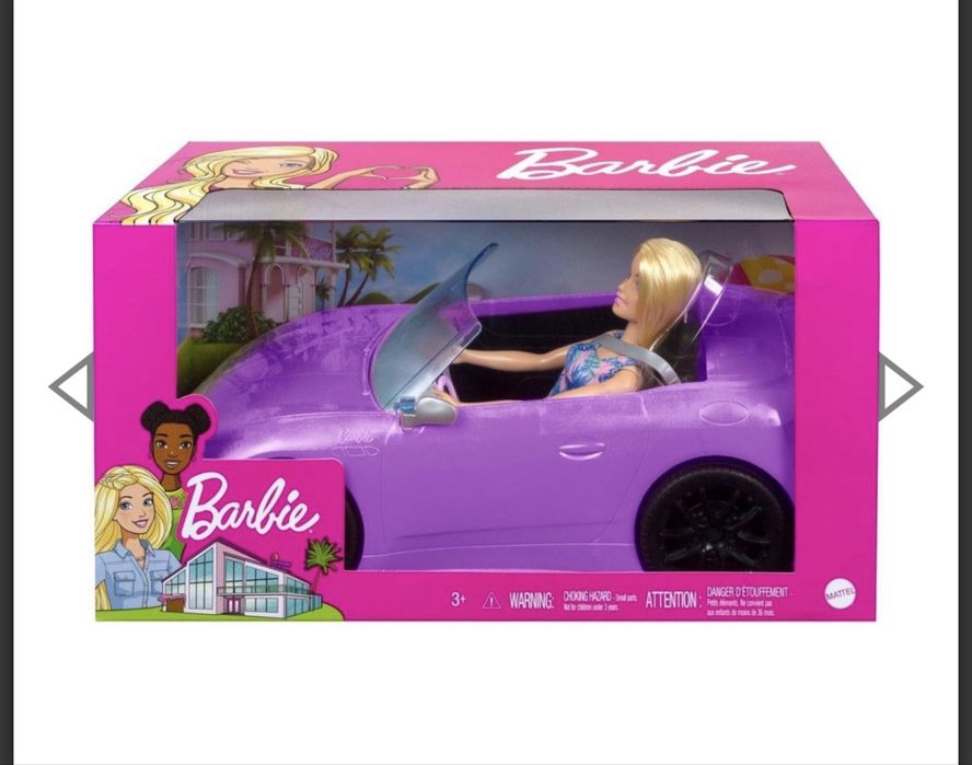 Кукла Barbie - Комплект кукла с кола кабрио