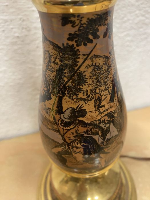 Стара италианска надтолна лампа винтидж