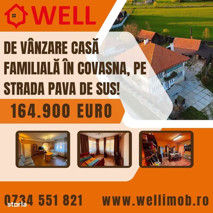 De vânzare casă familială în Covasna, pe strada Pava de Sus!