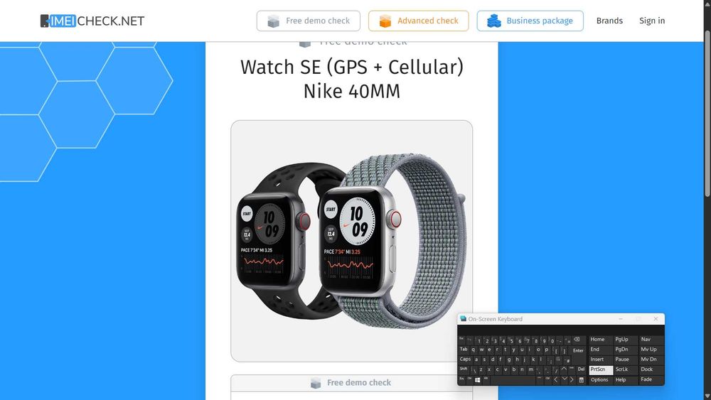Apple Watch SE (GPS + Cellular) Nike 40MM