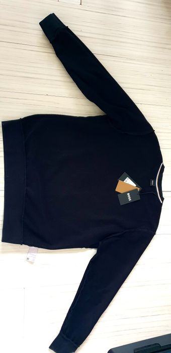 Hugo Boss Soleri 06 Cotton  Мens Size M НОВО! ОРИГИНАЛ! Мъжка Блуза