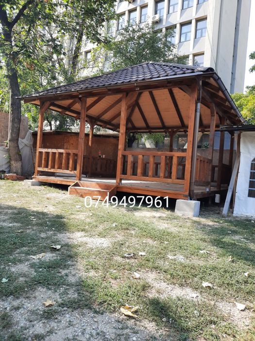 Foisoare terase din lemn pentru curte și gradina