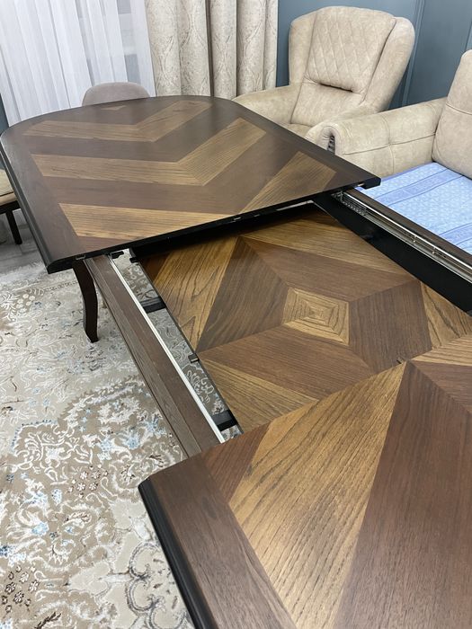 Раздвижной стол(дерево массив)