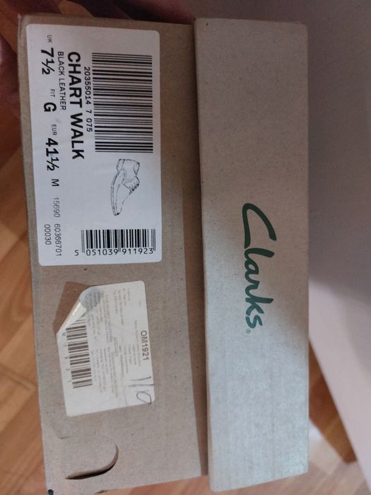 Туфли мужские  кожа Clarks