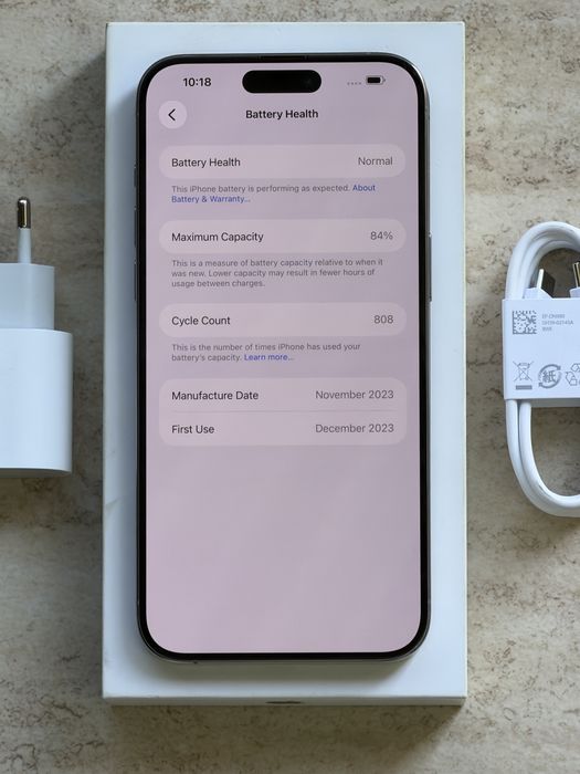 Apple iPhone 15 Pro Max 256GB / Natural Titanium