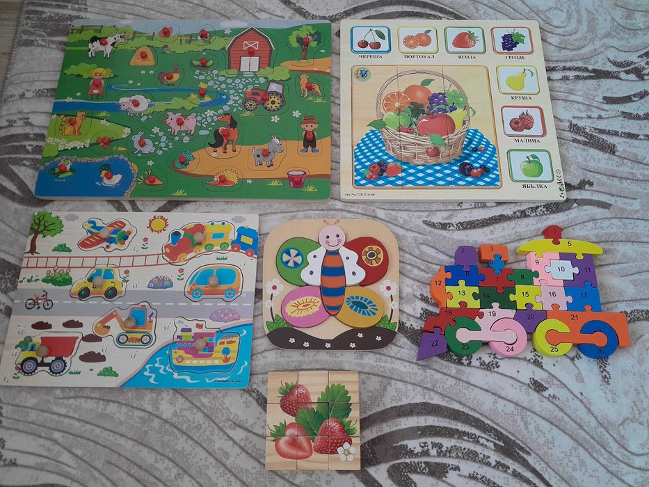 Дървени играчки,кубчета и пъзели ЦЕНИ ПО ДОГОВАРЯНЕ