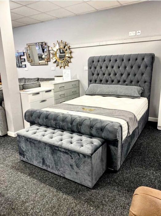 Pat tapitat catifea 160×200