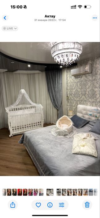 Продам детскую кровать с матрасом