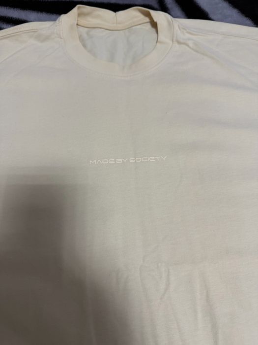 Tricou Made By Society crem XL
