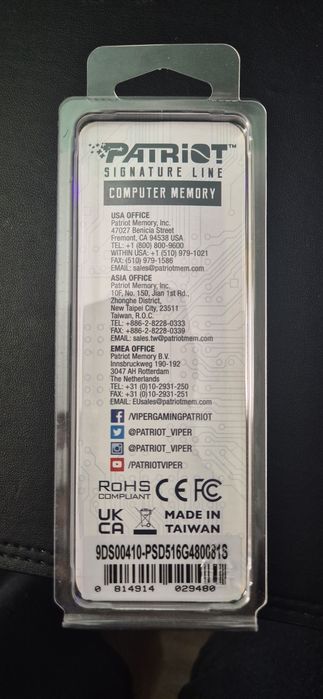 Patriot 16GB DDR5 RAM