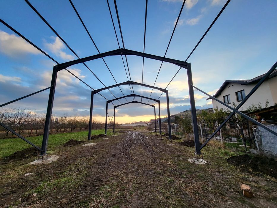 Vând hala metalica 8x20x4h