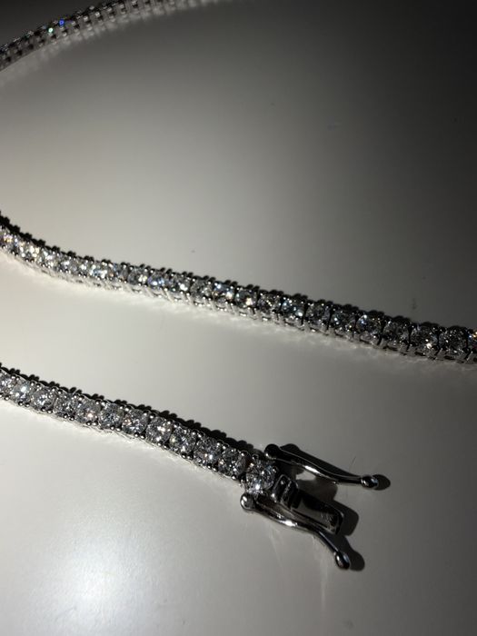 colier tennis ammax argint moissanite vvs