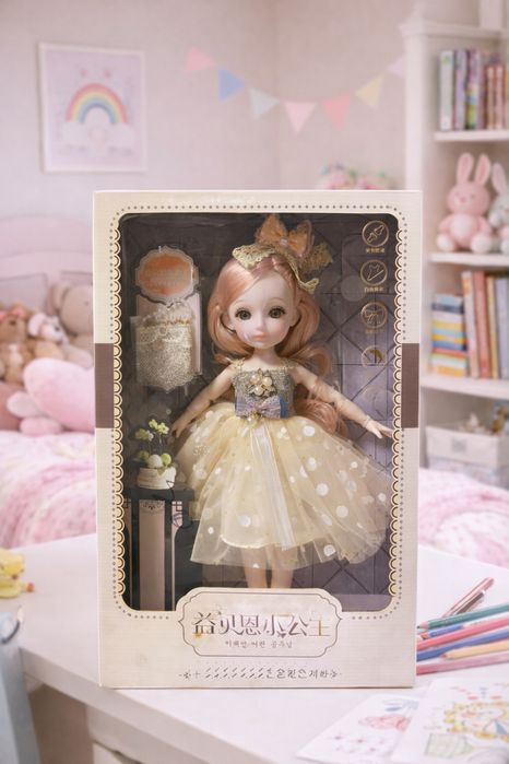 Кукла «Маленькая Принцесса» в нарядном платье, в подарочной коробке 3+