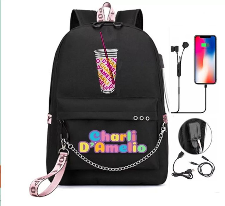 Раници TikTok Charli D'Amelio / Чарли Дамелио