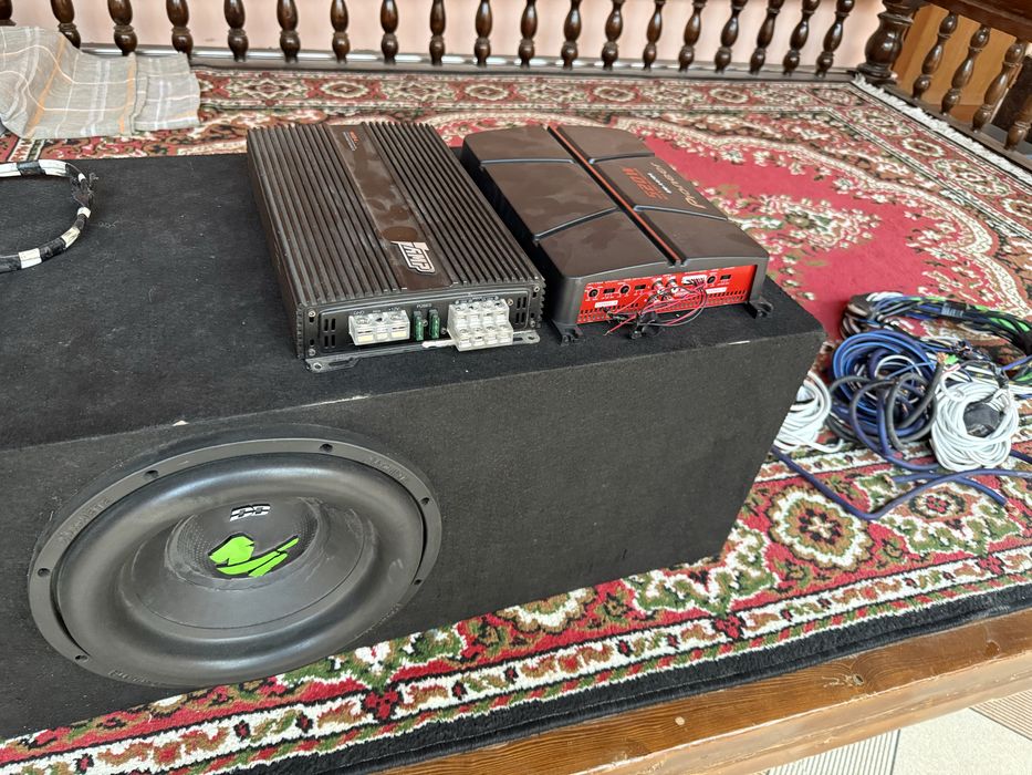 Апаратура сабуфер услитель для авто