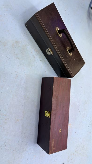 Cufar din lemn / piele