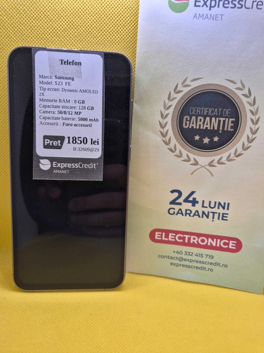 Samsung S23 FE (Ag29 Siraj b.32609) Garantie 2 ani