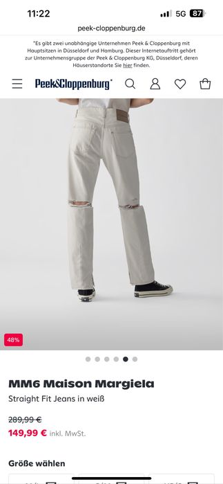 Maison Margiela дамски дънки 42 размер НОВИ