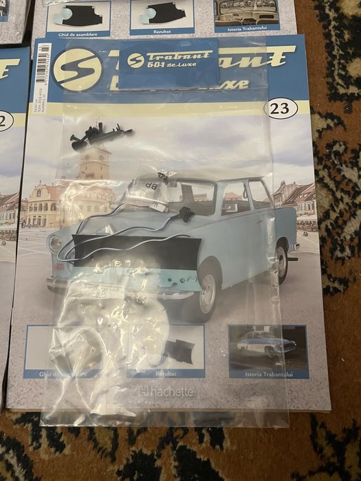 Pachet Nr. 19/20/22/23 la macheta Trabant 601 - Hachette scara 1/8