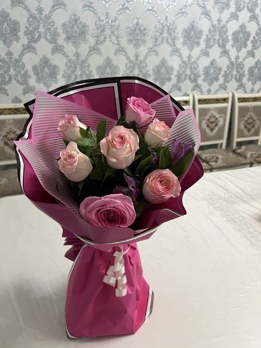 Розы, цветы букет