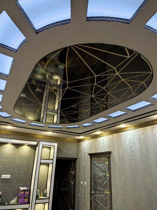 Натяжные потолки.