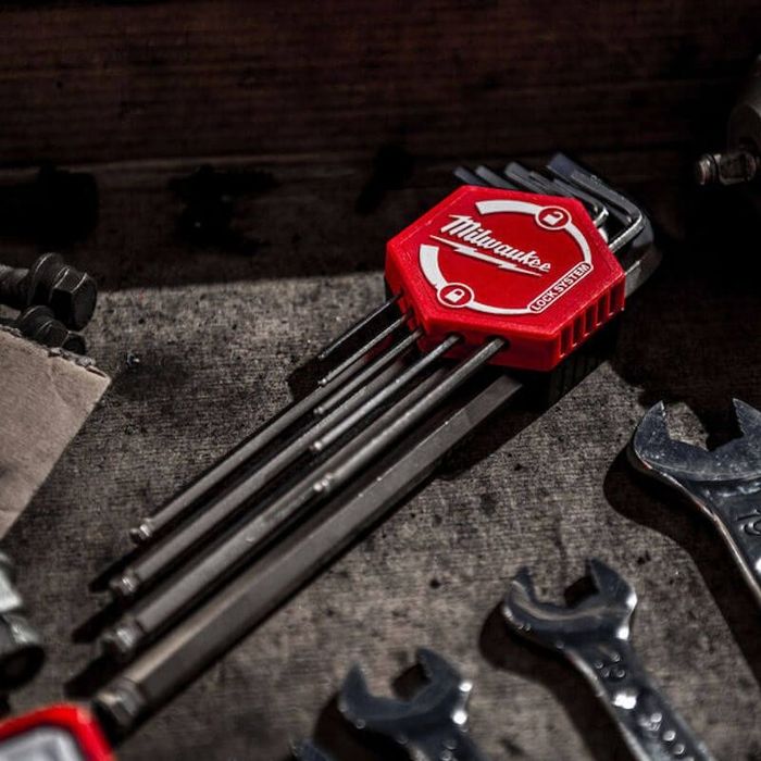 Ключ шестограм Г-образен с ябълка Milwaukee 1.5-10мм 9- части