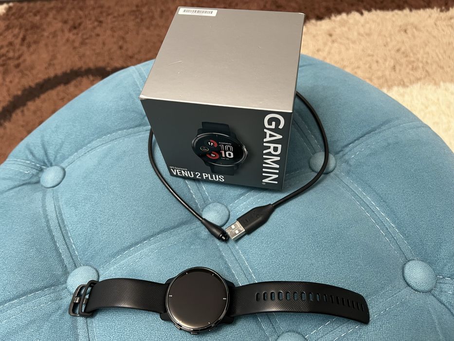 Ceas Garmin Venu 2 Plus 43 mm Negru