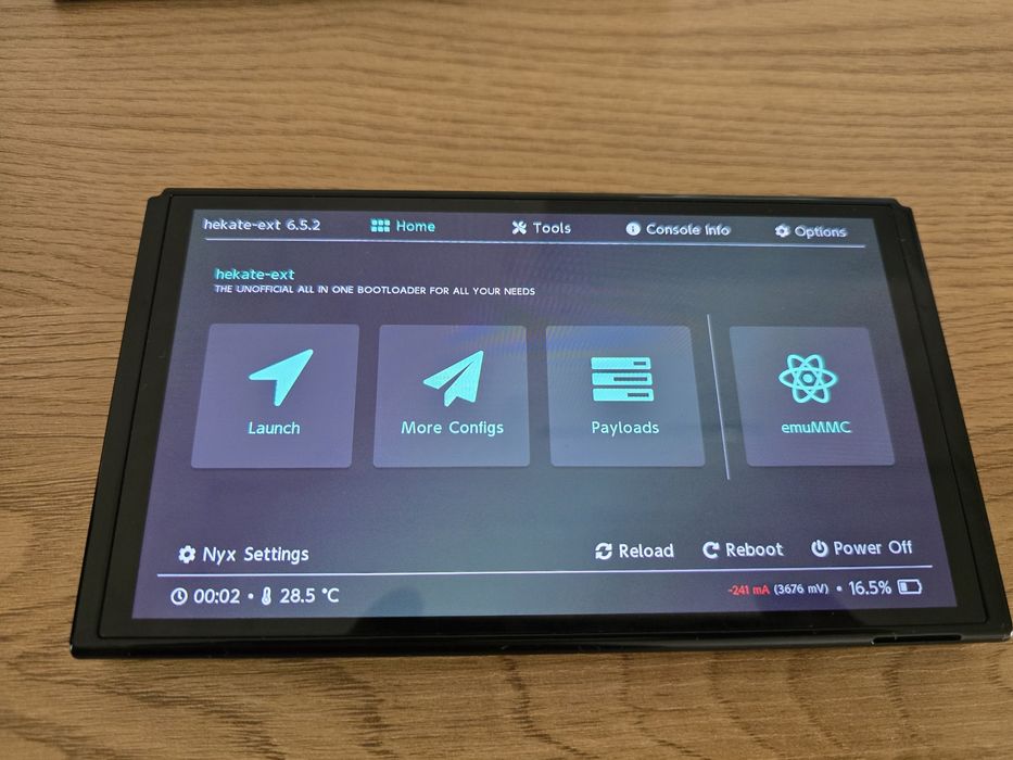 Nintendo Switch OLED Modat (Cip) - Dualboot Android Lineage OS + Card 128GB
