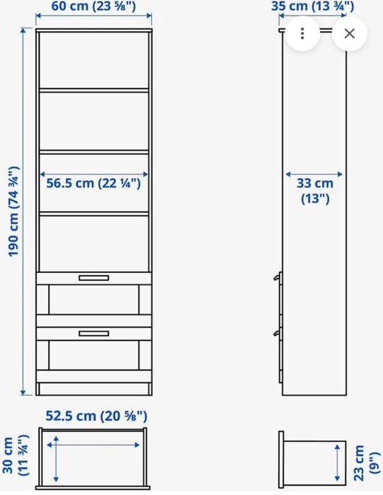 Biblioteca & comoda Brimnes