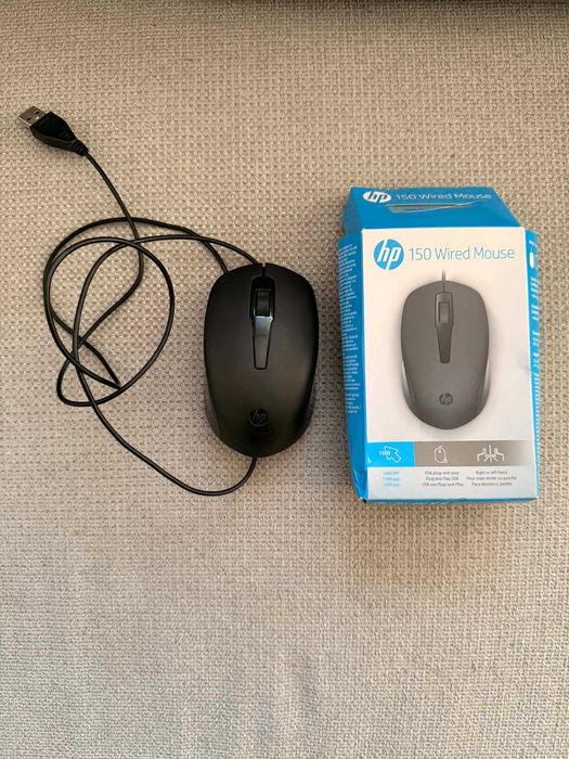 Мишка HP - 150, оптична, черна