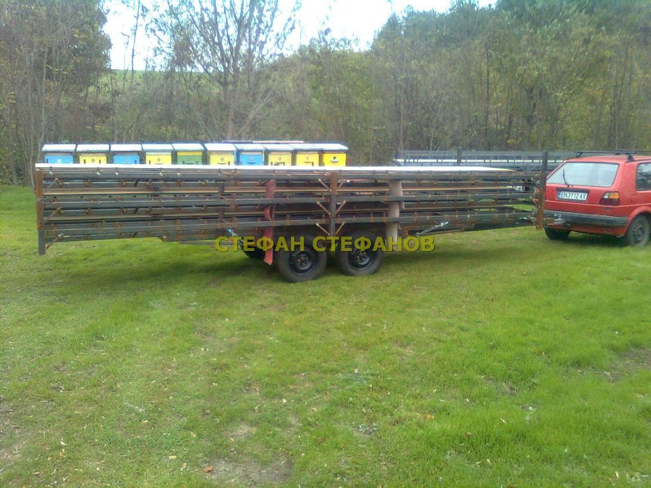 Пчеларска платформа за превозване на пчелни кошери