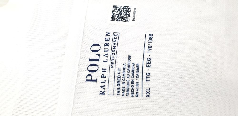 POLO Ralph Lauren Pique Cotton Tailored Fit 2XL ОРИГИНАЛ Мъжка Тениска