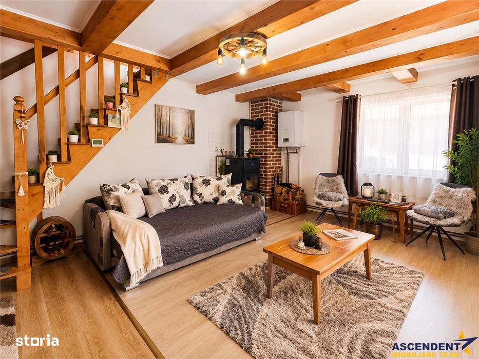 Cocheta casuta,mobilata,accesorizata, garaj,gradina,foisor,Lunca Bradu