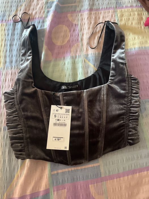 Top Zara catifea