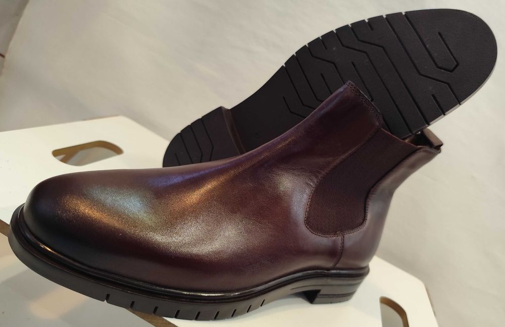 Ghete chelsea 41.5 42 La Maison Du Chausseur NOI piele naturala moale