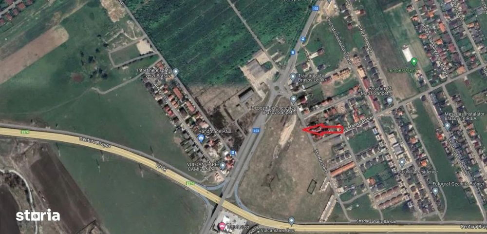 Teren intravilan zona Sanpetru(Strada Sf Andrei)