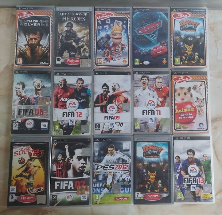 [PSP] Vând 127 jocuri originale pentru PlayStation Portable //poze reale