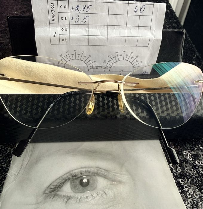 Диоптични очила- Titanium без рамка с диоптер!