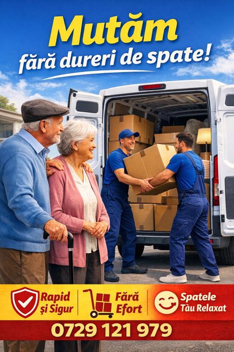 Transport marfă, mutări, debarasări