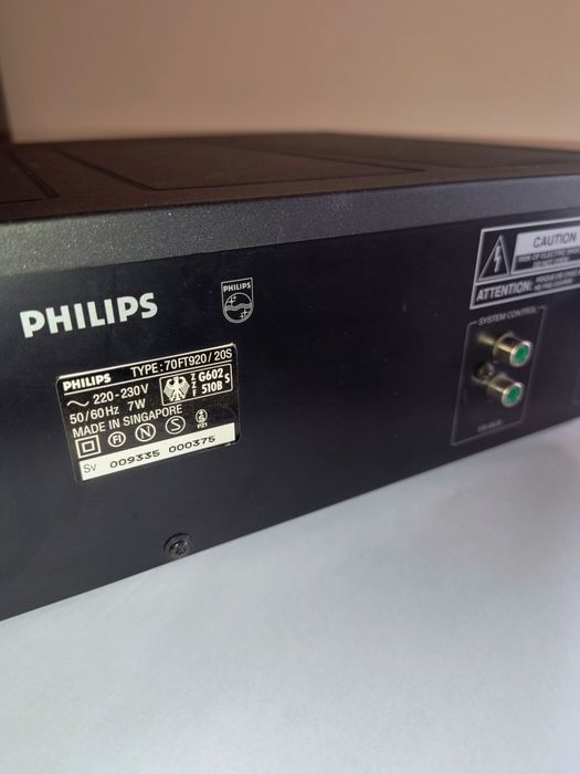 Tuner digital PHILIPS FM-AM-MW, din seria 900 model FT-920, Malaysia