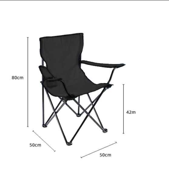 Scaun pliabil camping/ pescuit cu suport pahar culori diferite