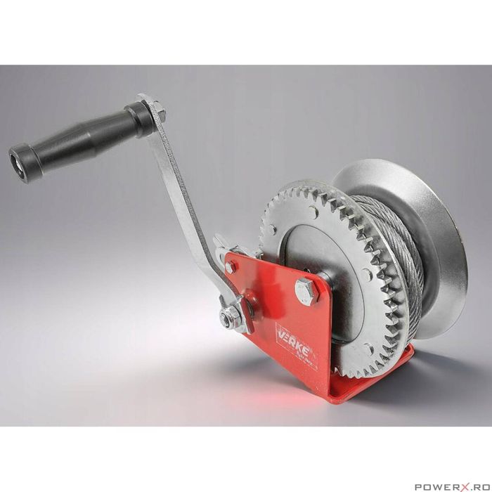 Troliu manual, vinci, 816 Kg, lungime calbu 10m, grosime cablu 4.8 mm,