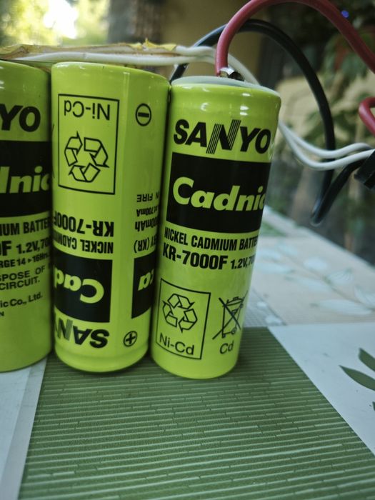Celule Sanyo Cadnica / Panasonic KR-7000F Ni-Cd (F-Size) — 1,2 V, 7000