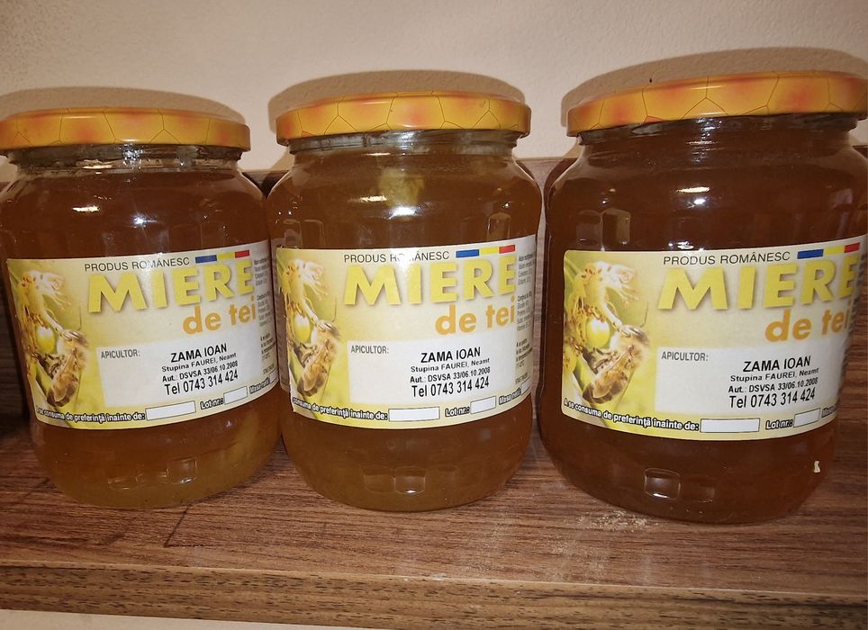 Vând Miere Naturală 100% . Direct de la Apicultor. Gustă diferența!